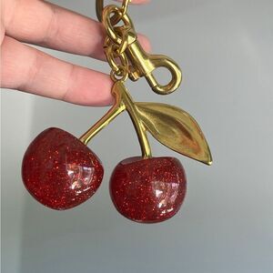 Large Cherries Chunky Keychain